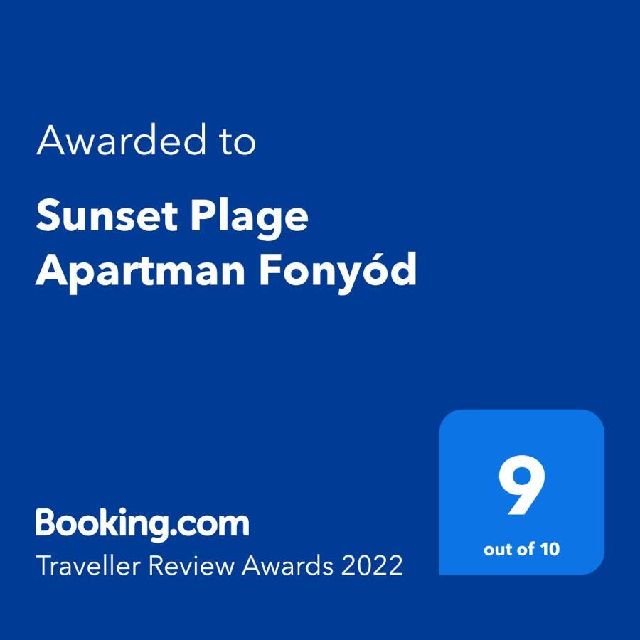 Sunset Plage Apartman Fonyod Exterior photo